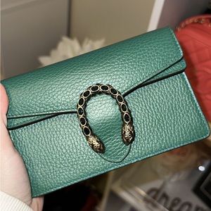 Gucci Green Mini Dionysus Shoulder Bag